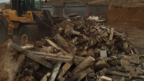 פינוי פסולת בניין בנחל צפית.jpg